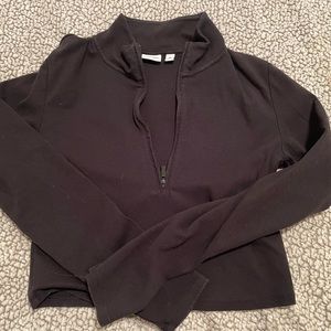ARITZIA SUNDEH cotton quarter zip